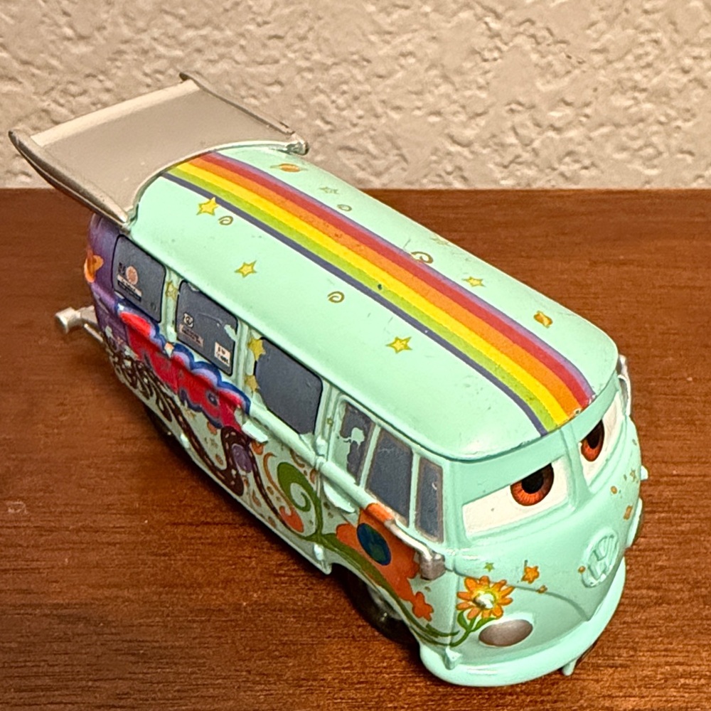 Disney Store Cars Fillmore Hot Rodin VW Van